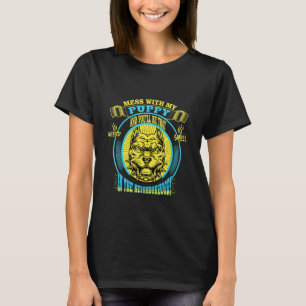 Pitbull terrier puppies dog owner pet puppy quote T-Shirt