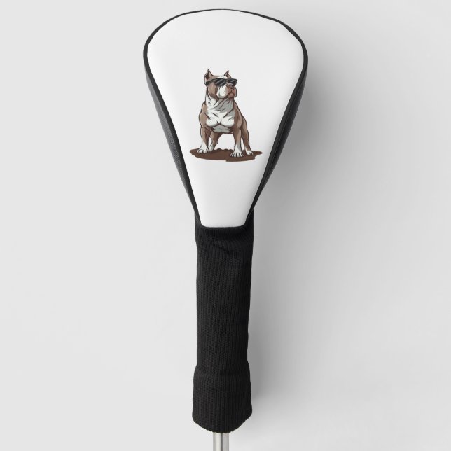 Pitbull The Guardian Golf Head Cover (Front)