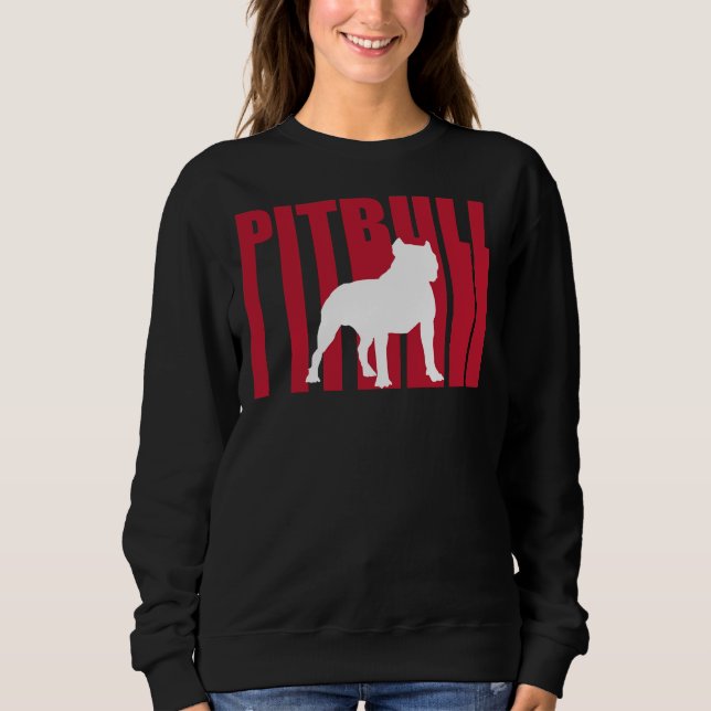 Pitbull Typograph Sweatshirt (Front)