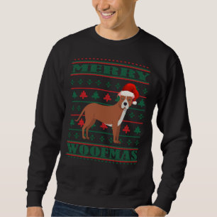 Pitbull Ugly Christmas Sweater