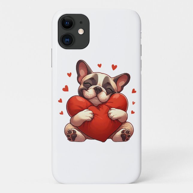 Pitbull Valentine's Day Gifts Case-Mate iPhone Case (Back)