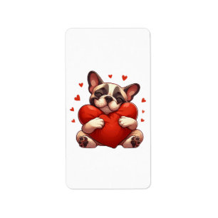 Pitbull Valentine's Day Gifts Label