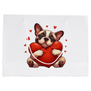 Pitbull Valentine's Day Gifts Large Gift Bag