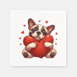 Pitbull Valentine's Day Gifts Napkin