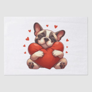Pitbull Valentine's Day Gifts Tissue Paper