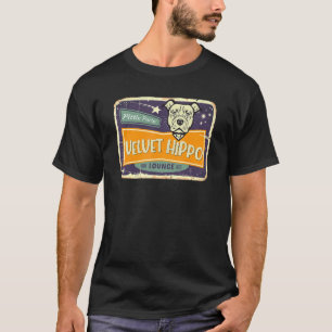 Pitbull Velvet Hippo Pittie Party Dog Mum T-Shirt