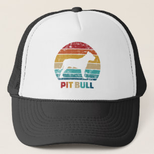 Pitbull vintage trucker hat