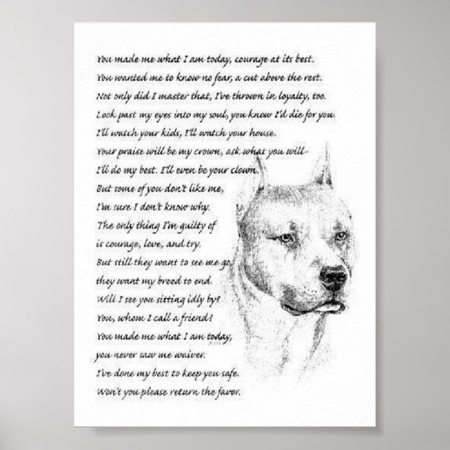pitbullpoem poster (Front)
