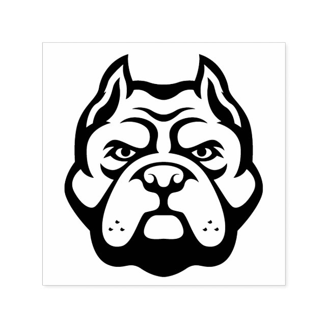 Pitbulls are made for HUGS, not for things. Self-inking Stamp (Design)