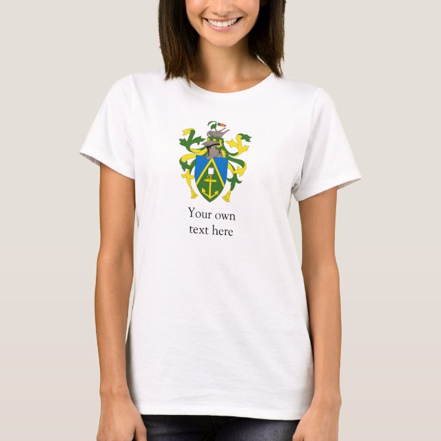 Pitcairn Islands Coat of Arms T-Shirt (Front)