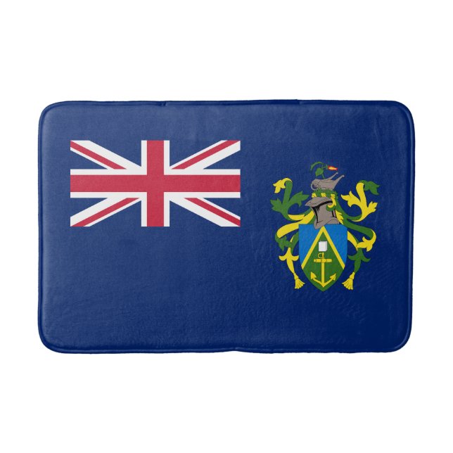 Pitcairn Islands Flag Bath Mat (Front)