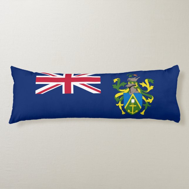 Pitcairn Islands Flag Body Cushion (Front)