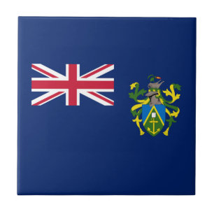 Pitcairn Islands Flag Ceramic Tile
