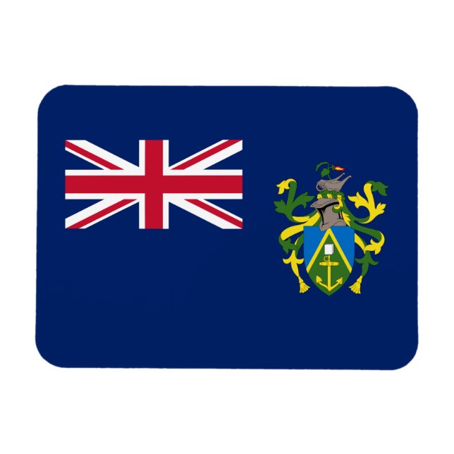 Pitcairn Islands Flag Magnet (Horizontal)