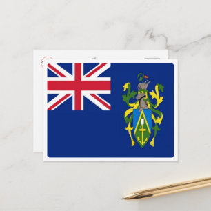 Pitcairn Islands - Flag - Postcard