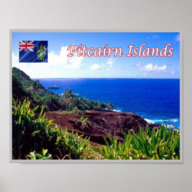 Pitcairn Islands - St. Paul's Point - Poster (Front)