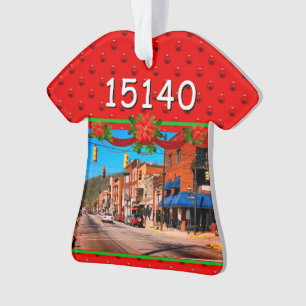  Pitcairn Zip Code  Ornament