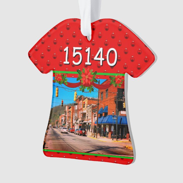  Pitcairn Zip Code  Ornament (Front)