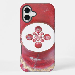 Pitch Kaleidoscope: Cricket Balls The Game's Heart iPhone 16 Plus Case