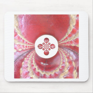 Pitch Kaleidoscope: Cricket Balls The Game's Heart Mouse Pad