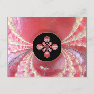 Pitch Kaleidoscope: Cricket Balls The Game's Heart Postcard