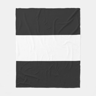 Pitch Pastel & Soft White Bar Design Fleece Blanket