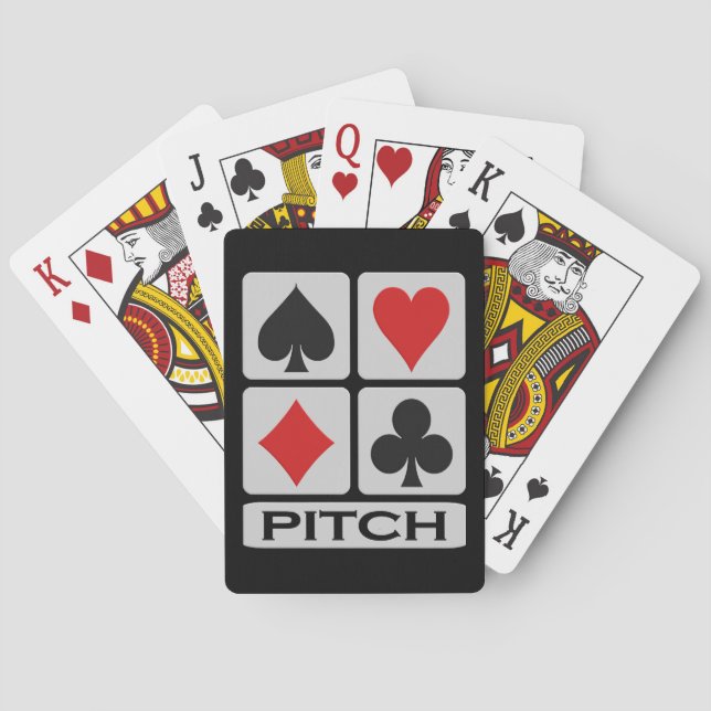 Pitch Player playing cards (Back)