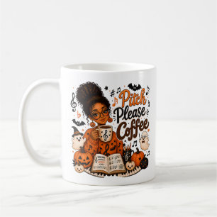 Pitch Please Coffee Music Teacher Halloween Mug