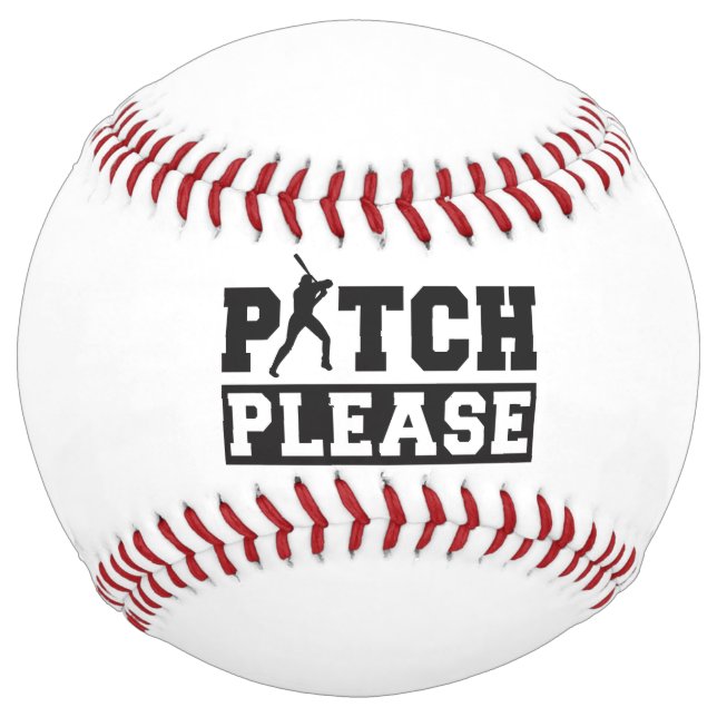 Pitch Please – Funny Softball|Baseball Quote Softball (Back)