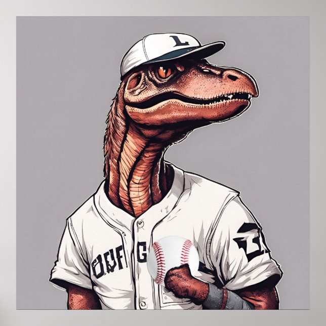 Pitcheosaurus Dinosaur Art Print (Front)