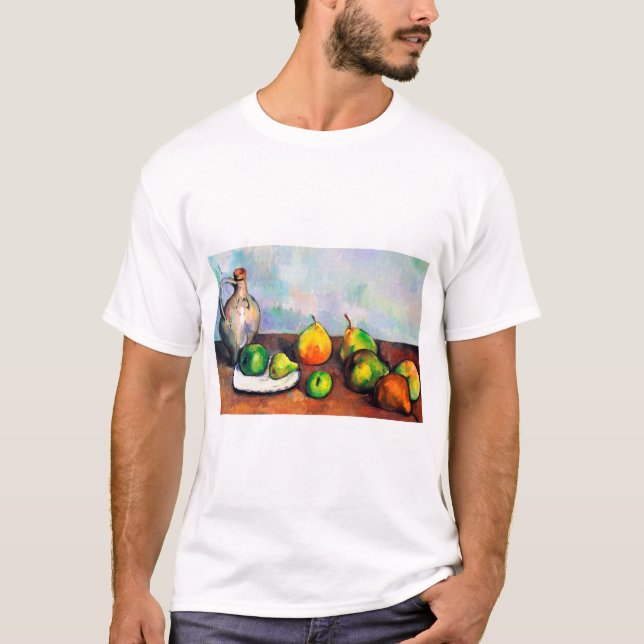 Pitcher and Fruit, Paul Cezanne T-Shirt (Front)