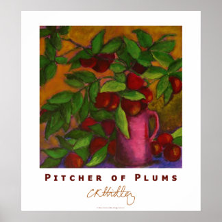 Pitcher of Plums Poster