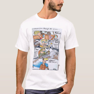 Pitchfork Existentialism by Johann Tienhaara T-Shirt