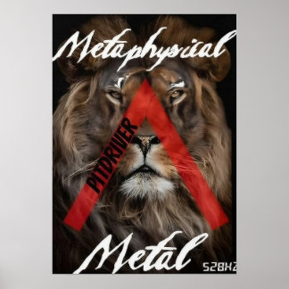 PitDriver Lion Logo Poster