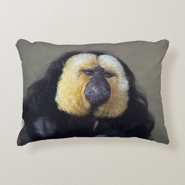 Pithecia pithecia decorative cushion (Front)