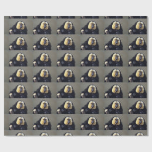 Pithecia pithecia wrapping paper