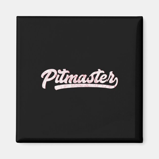 Pitmaster 100% Bbq Pitmaster Shirts  Magnet (Front)