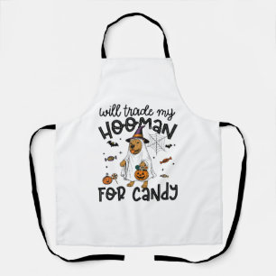 Pitpull Dog Halloween Ghost Spooky Apron