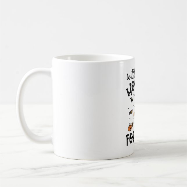 Pitpull Dog Halloween Ghost Spooky Coffee Mug (Left)