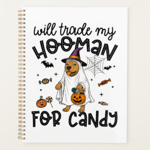 Pitpull Dog Halloween Ghost Spooky Planner