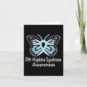 Pitt-hopkins Syndrome Awareness Warrior Light Blue Card