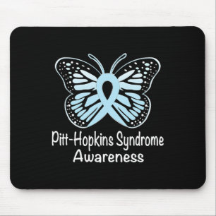 Pitt-hopkins Syndrome Awareness Warrior Light Blue Mouse Pad