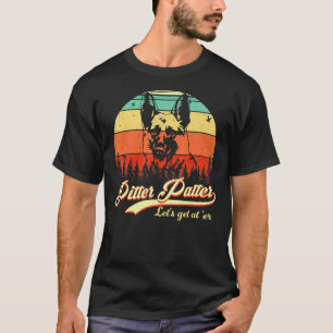 Pitter Patter German Shepherd Dog Retro T-Shirt