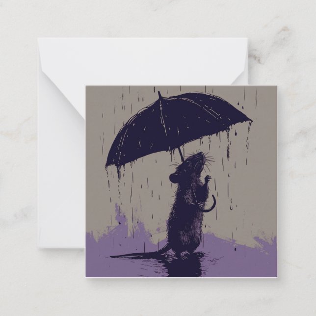 Pitter-Patter & Paw Prints: Cosy Mouse Tales Card (Front)