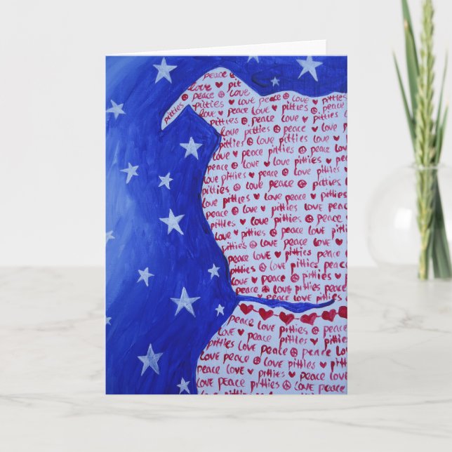 Pittie Love Card (Front)