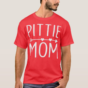 Pittie Mum Pitbull Dog Lovers Mothers Day Gift For T-Shirt