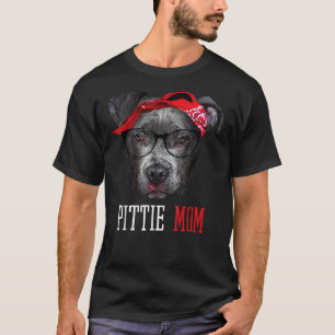Pittie Mum Pitbull Dog Lovers Mothers Day Women Cl T-Shirt