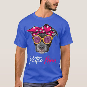 Pittie Mum Pitbull Dog Lovers Mothers Day Women Gr T-Shirt