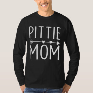 Pittie Mum Pitbull Dog  Mother's Day Mothers Women T-Shirt