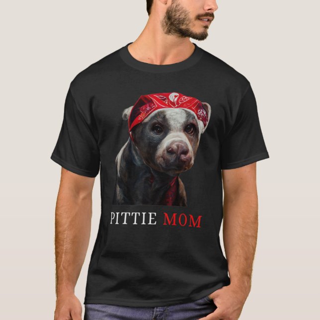 Pittie Mum Pitbull Dog  Mothers Day   Women T-Shirt (Front)
